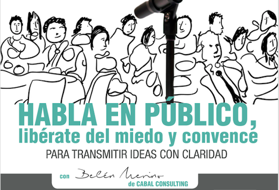 Taller de hablar en público el sábado 17 de noviembre en Valladolid